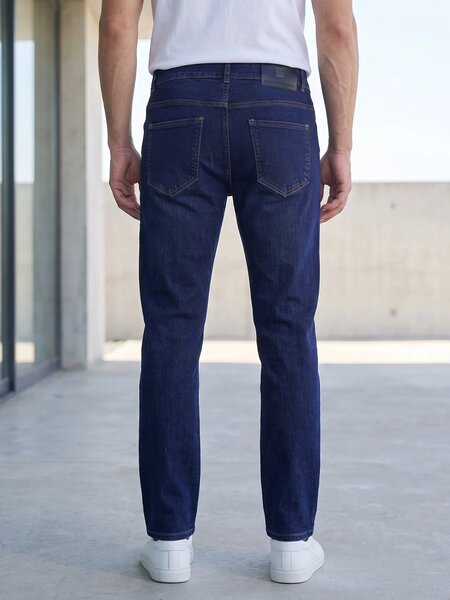 Dark Blue Straight Fit Jeans 59