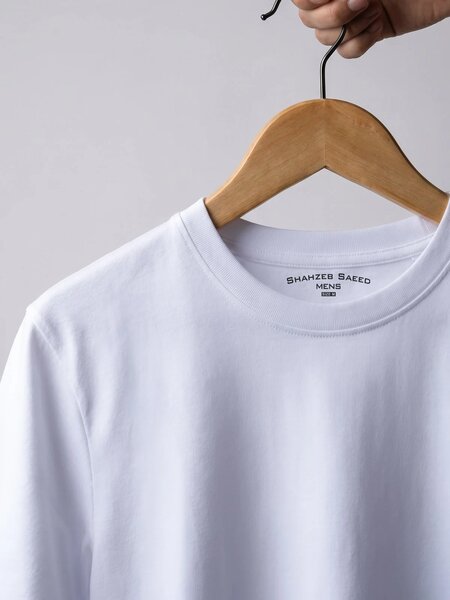White Basic T-Shirt (TEE-494)