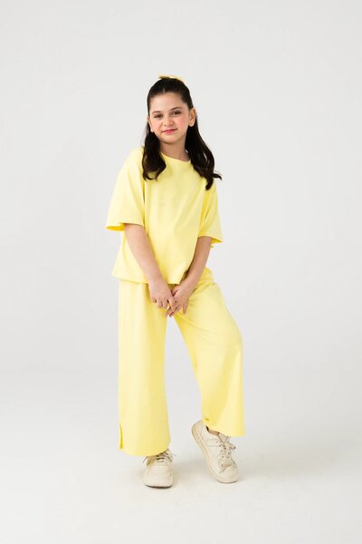 Solid Lemon Summer Co-ord Set