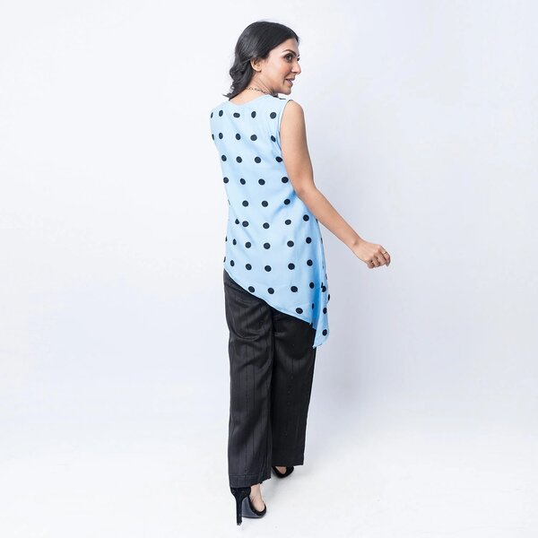 VYBE -Polka Dots Sleeveless Top