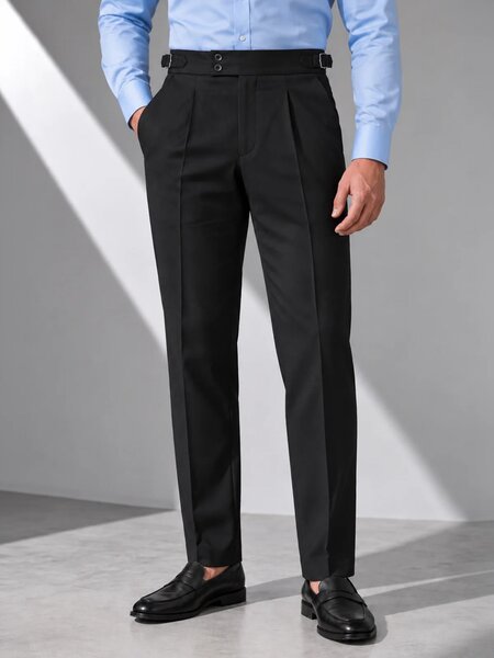 Black Imported Gurkha Pant  (FDT-473)
