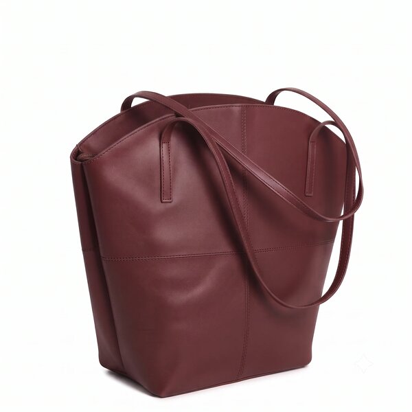 Tote Shoulder Maroon