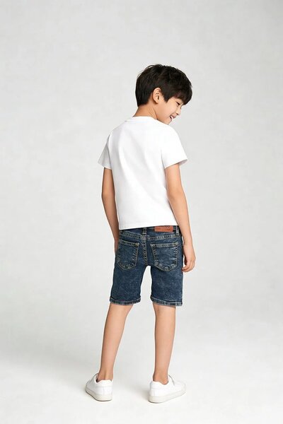 TI Boy's Distressed Comfort Denim Shorts