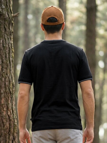Black Basic T-Shirt (TEE-506)