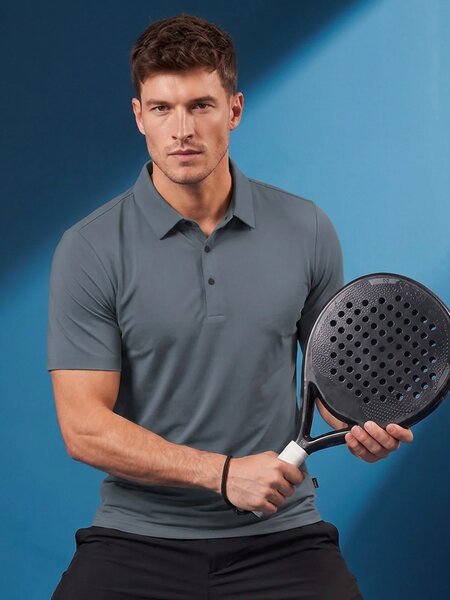 Grey Performance Polo (POLO-1341)