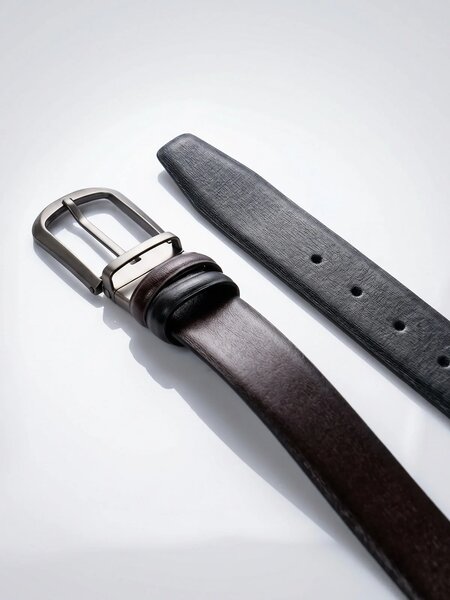 Black & Dark Brown Reversible Belt (BELT-934)