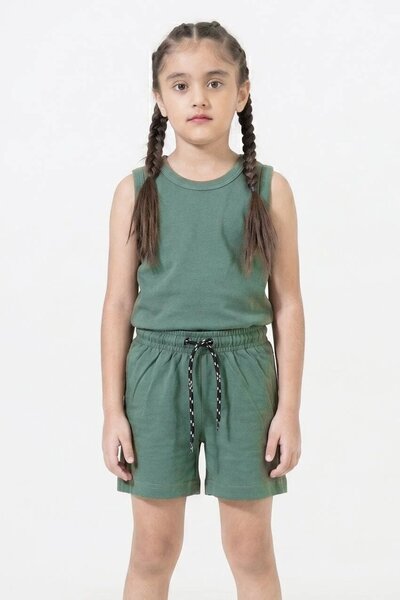 Tiny Teens Kid's Double-Stitch Sleeveless Twin Set