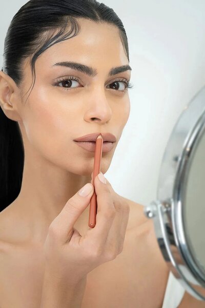Zero Makeup Lip Pencil 3 Piecs Set - Nude