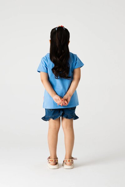 Indigo Daisy Bow Tee