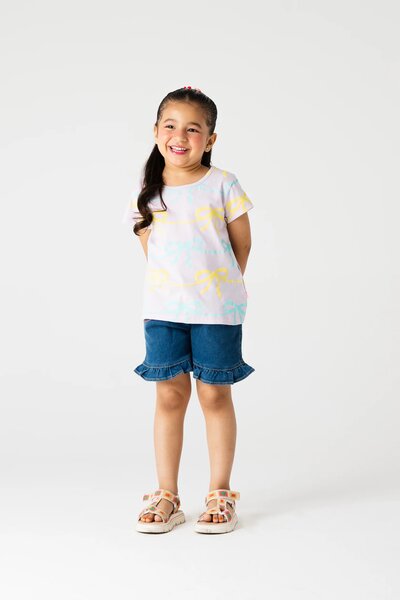 Girls Lilac Ribbon Lane T-shirt