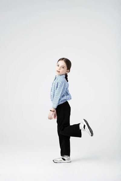 Blue Heartsy Top