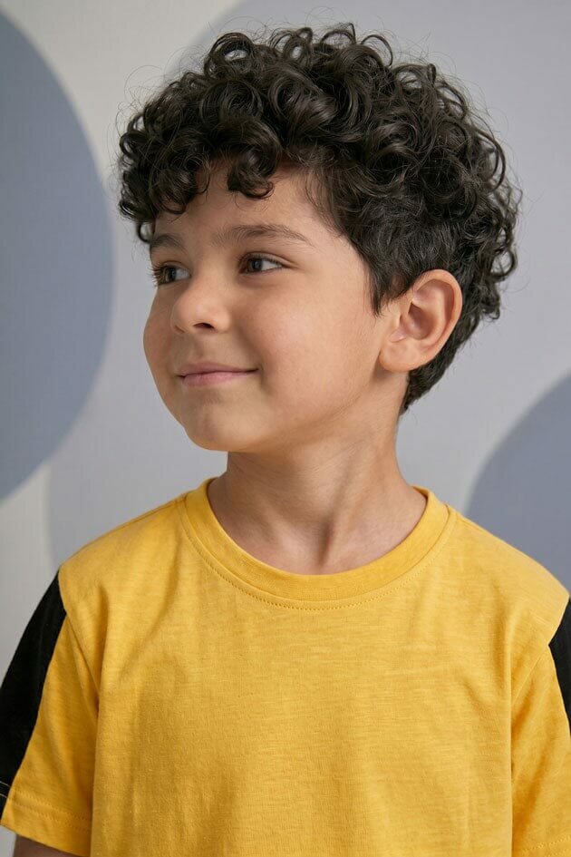 Tiny Teens Kid's Contrast Panel Twin Set