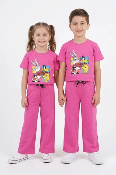 Tiny Teens Kid's Looney Tunes Terry Twin Set
