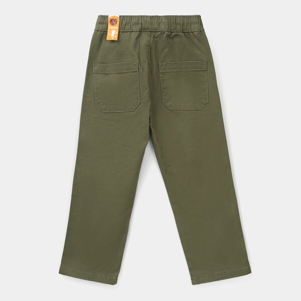 Boys Twill Pants Golf - Green
