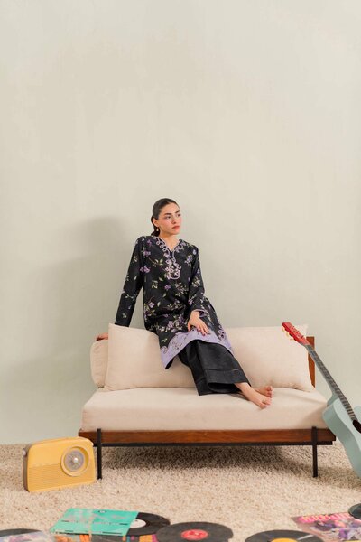 Opaline - 3Pc Printkari Suit