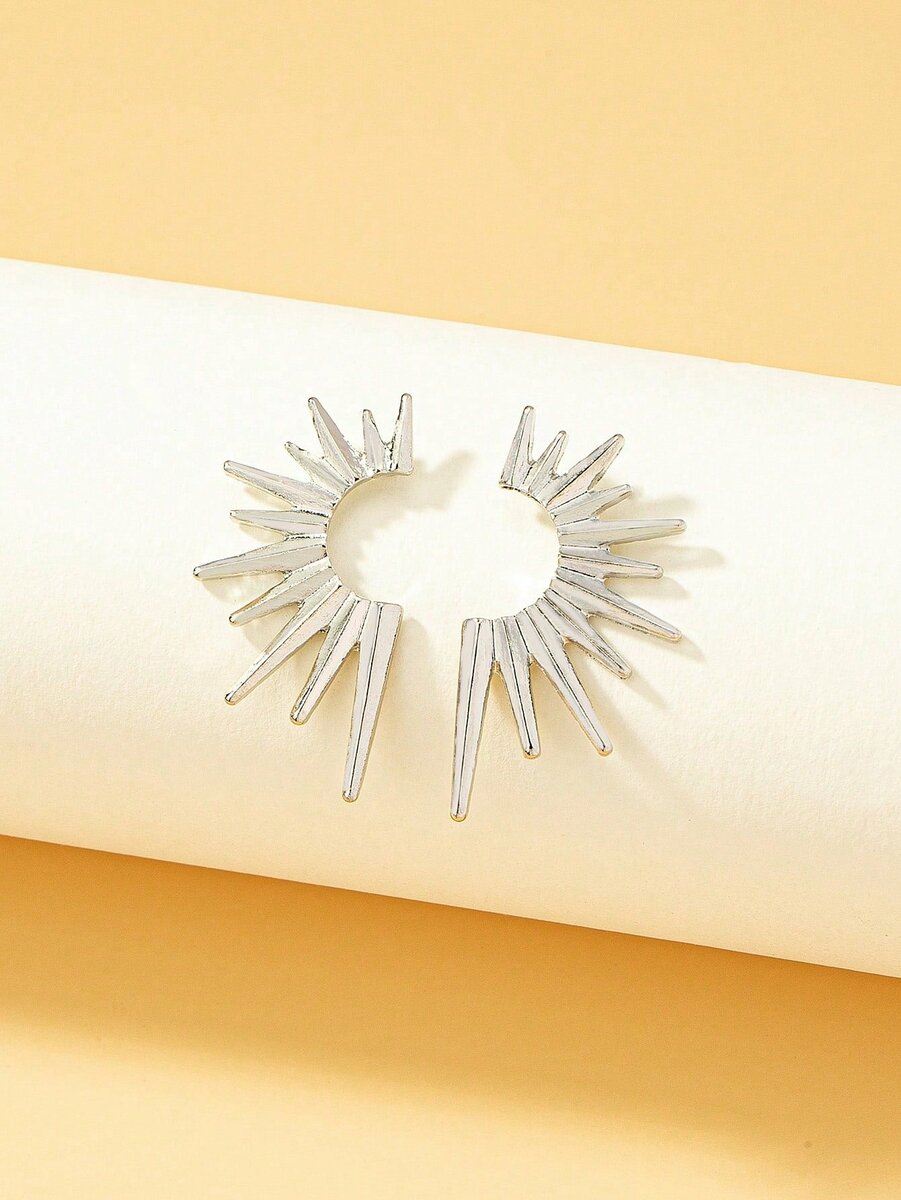 Shein - Structured Stud Earrings