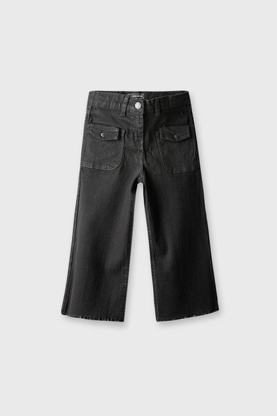Girls Black Rebel Denim Jeans