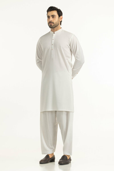 Regular Fit Embroidered Suits