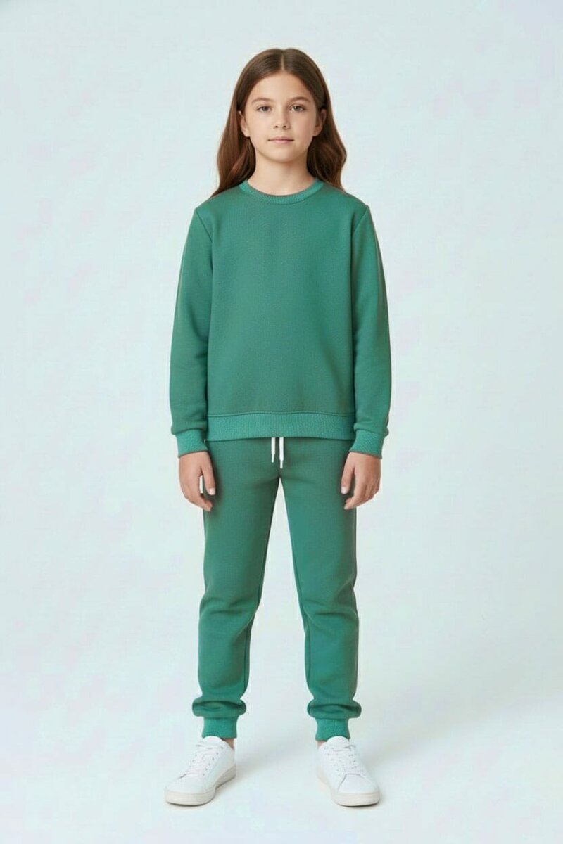 Tiny Teens Kid's Basic Fleece Twin Set