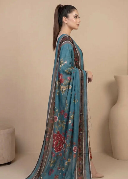 Salitex Unstitched Printed Lawn 3 Piece Suit SUNS8IN1158 Casual Collection