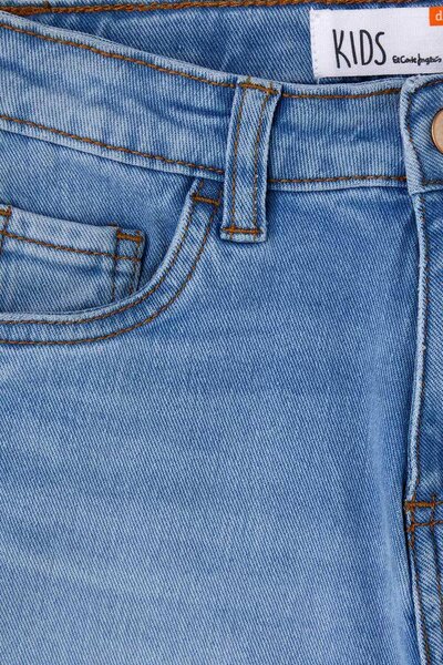 Unit Girl's Folded Bottom Denim Shorts