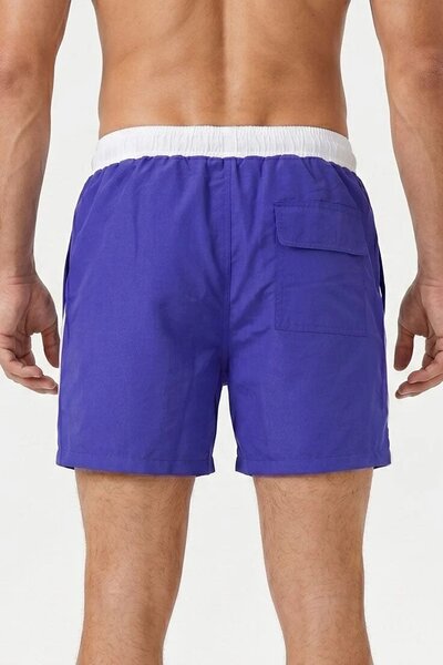 Men's Contrast Activewear Swim Shorts