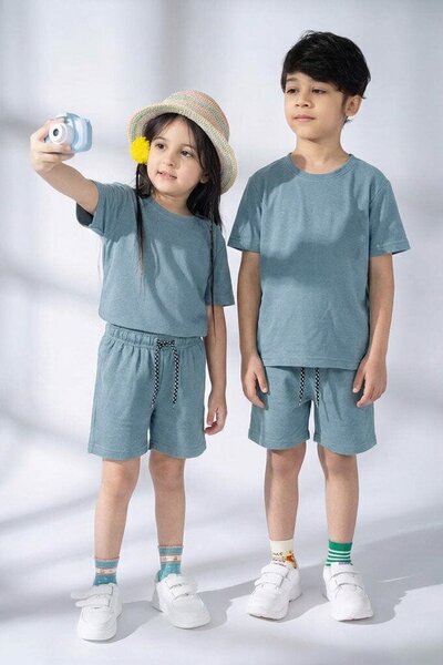 Tiny Teens Kid's Basic Pique Minor Fault Twin Set
