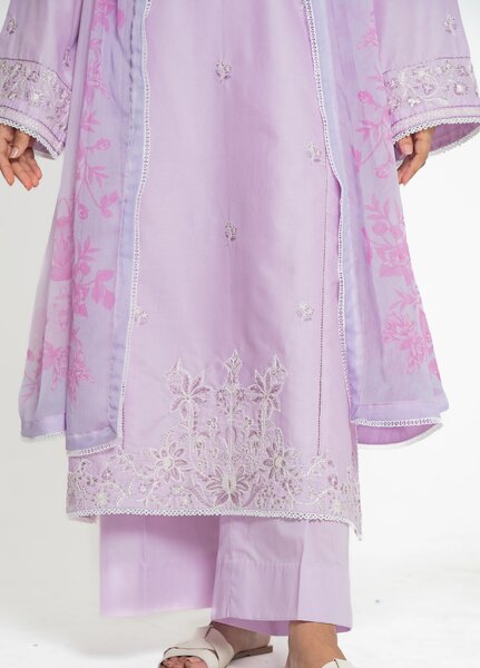 Zyna Unstitched Embroidered Lawn 3 Piece Suit ZY26ULS Ziva - Summer Collection