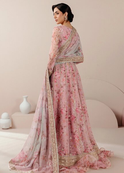 Roselle by Zarif Unstitched Embroidered Chiffon 3 Piece Suit ZR26UR ZRRPE-REVERIE 04 - Festive Collection