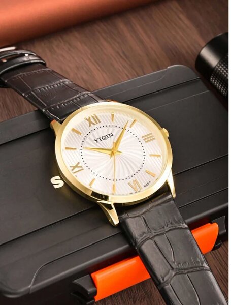 Shein - New Fashion All-Match Korean Style Casual Quartz Watch
