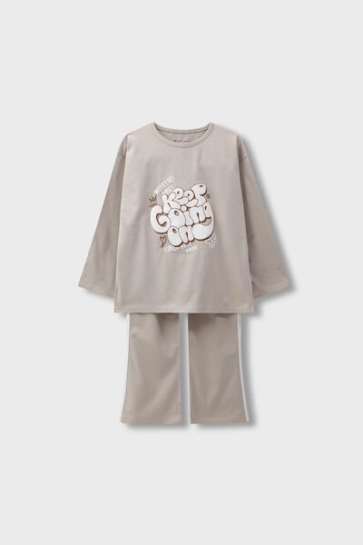 Grey Ease Jersey Co-Ord Set