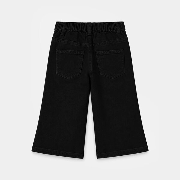 Infant Girls Denim rigid Pant Stars-BLACK