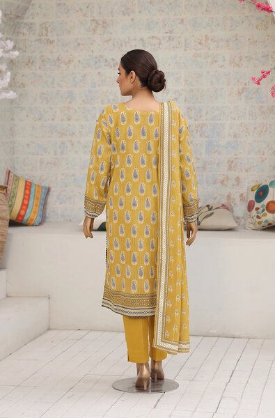 Nayab by HZ Textiles Unstitched Printed Cotton Lawn 3 Piece Suit HZ28UN NPC-06 - Casual Collection