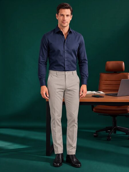 Fawn Performance Wrinkle Free Trouser (CTR-131)