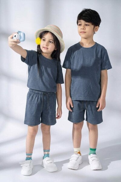 Tiny Teens Kid's Basic Pique Minor Fault Twin Set