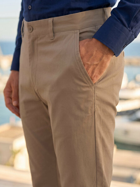 Tobacco Smart Fit Chino Pant-73