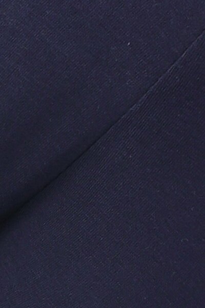 Girls' Navy Blue Plain Leggings
