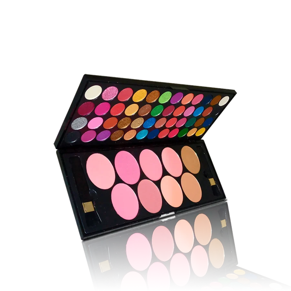 Glamorous Face - 24+24+9 Matte, Velvet Eyeshade & Blushon Kit