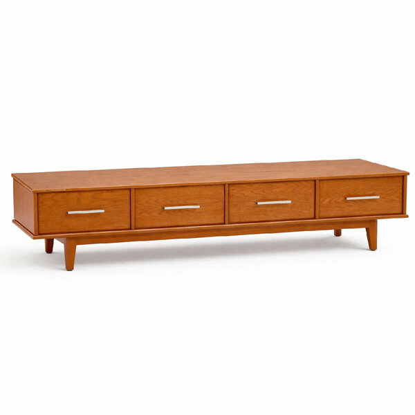 Elan Solid Wood TV Unit with Drawers