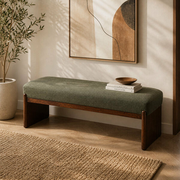 Aurra Setti Upholstered Bench