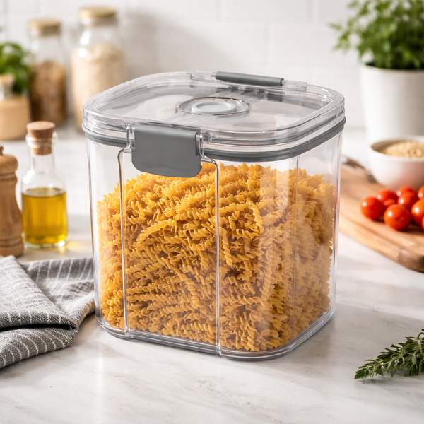 Airtight Vacuum Storage Container – Food Saver Canister for Dry Foods (Small, Medium, Large)
