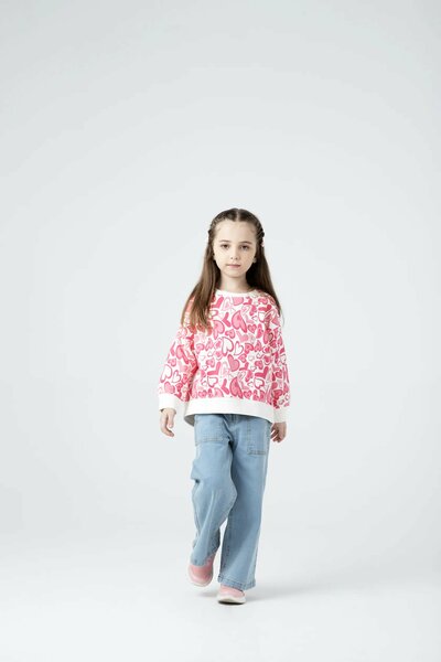 Heart Huddle Girls' Fleece Sweatshirt