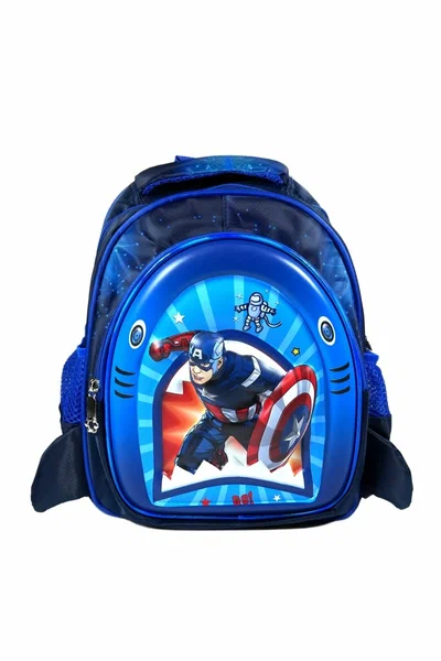 Kids Captain America School Bag - 15378B