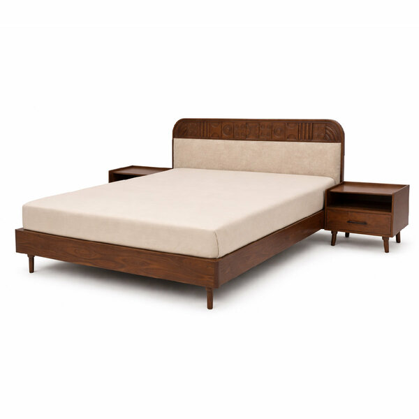 Nysa Bedroom set - King Size Bed wiith Dresser