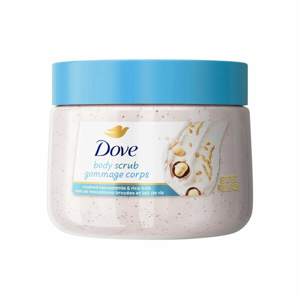 Dove - Body Scrub Crushed Macadamia & Rice Milk - 15 Oz (425G)