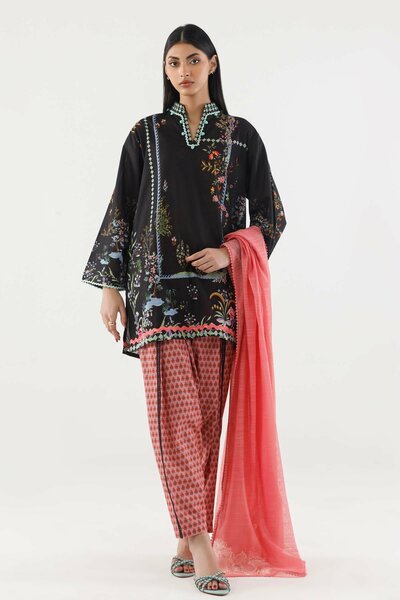 Stitched Printed Cambric Suit