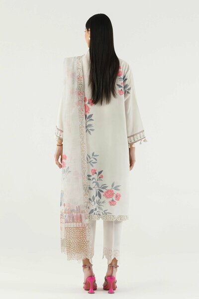 Stitched Printed Crepe Shirt+ Dupatta