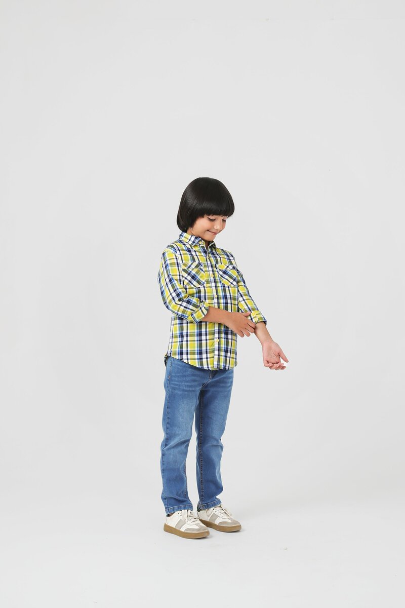 Sunny Plaid Cotton Shirt