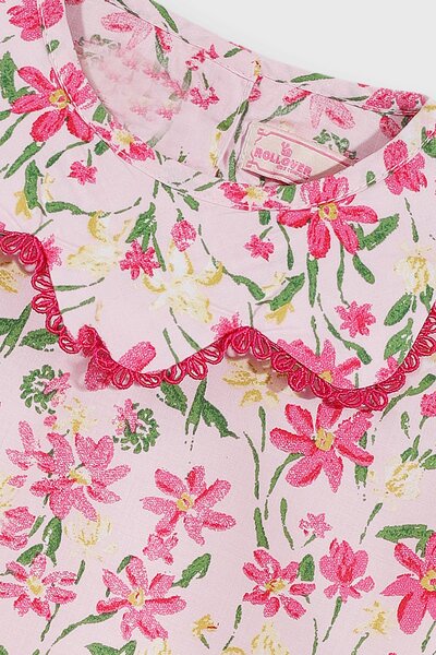Rosy Garden Cotton Dress Set
