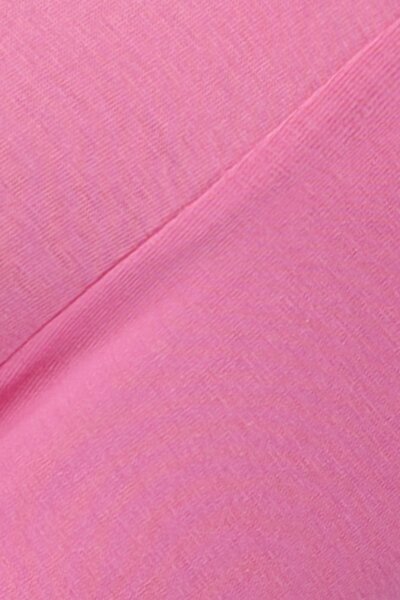 Solid Pink Jersey Leggings